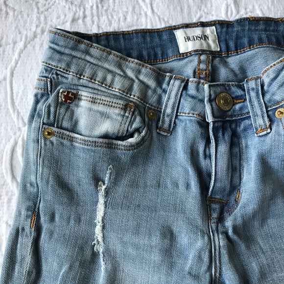 Girls HUDSON jeans Sz 12 light wash - Picture 3 of 7